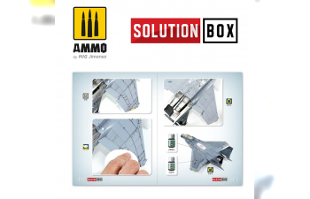 How To Paint USAF Navy Grey Fighters Solution Book (Multilingual)