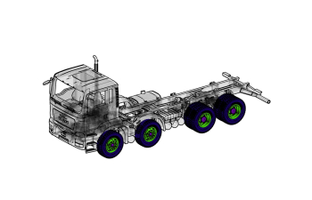 Сборная модель MAN ТГС 41.480 шасси 8х4