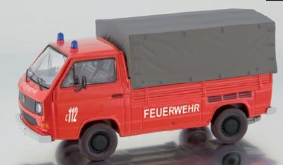 VOLKSWAGEN T3b Plane Feuerwehr, red