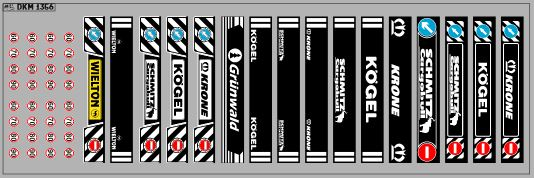 Декаль Брызговик для гузовиков и прицепов вариант 47