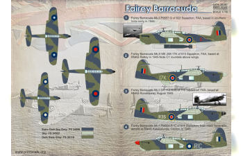 Декаль Fairey Barracuda