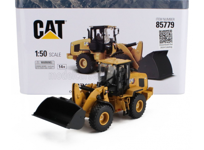 CATERPILLAR Cat930 Ruspa Gommata - Scraper Tractor Wheel Loader, Yellow Black