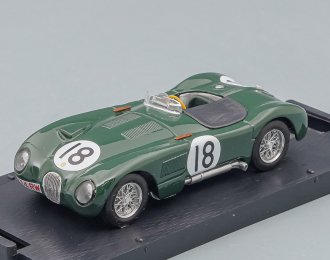 JAGUAR C-type 3.4l Team Jaguar Cars Ltd N18 Winner 24h Le Mans (1953) T.Rolt - D.Hamilton, British Racing Green