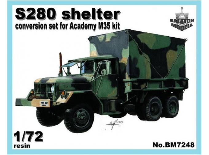 Конверсионный набор Кузов S-280 на шасси M35 (для Academy)