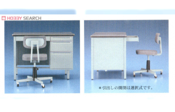 Сборная модель набор офисный стол и стул / OFFICE DESK & CHAIR