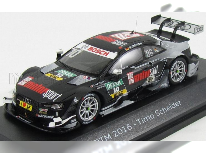 AUDI A5 Rs5 Team Audi Sport Phoenix N10 Season Dtm (2016) T.Scheider, Black Grey