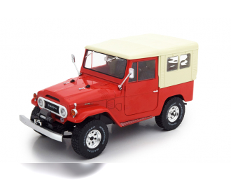 Toyota Land Cruiser FJ40 1967 красный с бежевым тентом