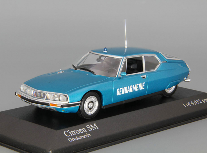 CITROEN SM Gendarmerie (1970), blue metallic