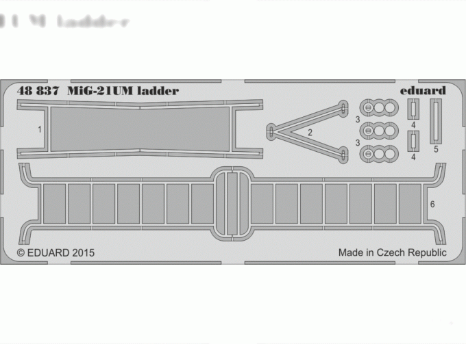 Фототравление для MiG-21UM ladder (трап)