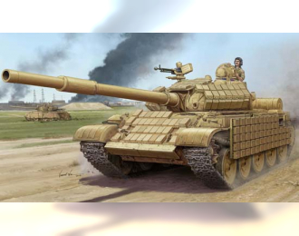 Сборная модель Танк  Т-62 ЭРА мод. 1972 (Ирак)