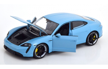 PORSCHE Taycan (2020), light blue-metallic