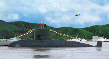 Сборная модель Chinese ‘Yuan’ class Attack Submarine