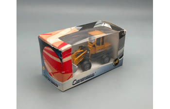 Колесный погрузчик с ковшом, оранжевый (вар.2)