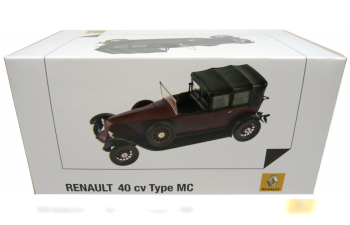 RENAULT 40 CV MC президента Франции Gaston Doumergue (1924), бордовый