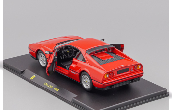 FERRARI 328 Gtb (1985) - Con Vetrina - With Showcase, red