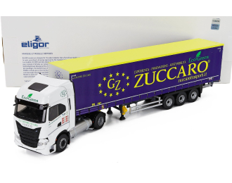 IVECO FIAT S-way Np Truck Telonato Zuccaro Transports (2020), White Blue