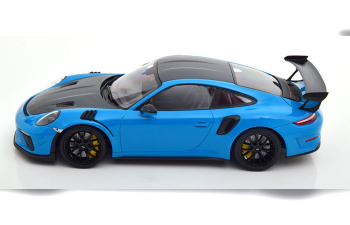 PORSCHE 911 (991 II) GT3 RS Weissach Package (2019), blue/carbon-grau