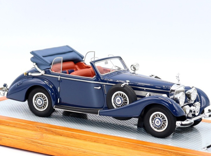 Mercedes-Benz 540K Cabriolet Normalm 1938 sn169389 Current Car Top Down, Blue