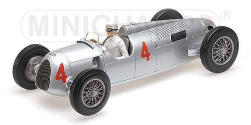 AUTO UNION TYP C - ACHILLE VARZI - 2ND PLACE GRAND PRIX AUTOMOBILE DE MONACO 1936