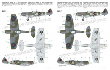 Сборная модель Spitfire Mk.XII against V-1 Flying Bomb