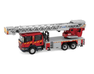 SCANIA HKFSD Turntable Ladder 55M (F132), red