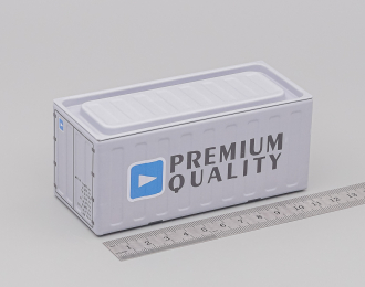 Контейнер металлический, серый