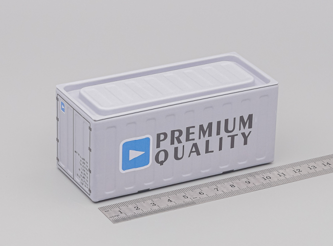 Контейнер металлический, серый