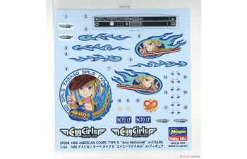 Сборная модель Egg Girls 1966 American Coupe Type B “Amy McDonnell” w/Figure