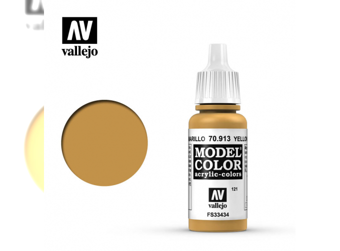 Краска акриловая `Model Color Бронза желтая/ Yallow ochre