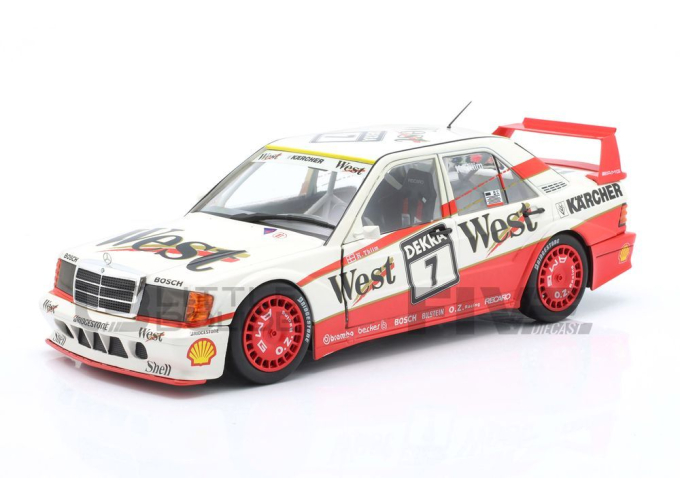 MERCEDES-BENZ 190E 2.5-16 Evo II #7 Kurt Thiim DTM (1991), white/red