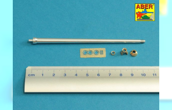 7,5cm gun barrel with single baffle muzzle brake for German Tank VK3002(DB)