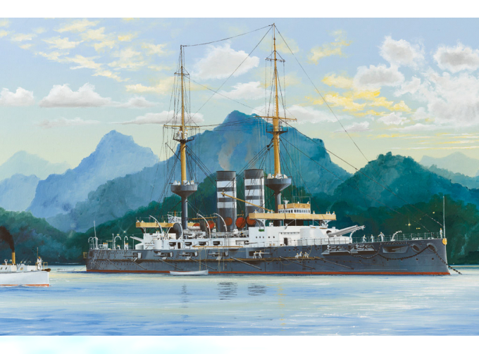 Сборная модель Корабль Japanese Battleship Mikasa 1902