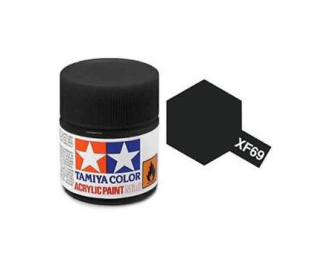 Краска акриловая черный НАТО матовый XF-69 NATO Black,10мл.