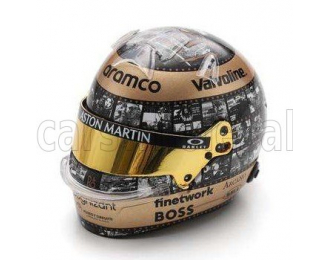 BELL HELMET Casco Helmet F1 Fernando Alonso Team Aston Martin Aramco Cognizant №14 Mexico Gp (2024)