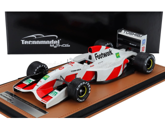 FOOTWORK F1 Fa13 Mugen Honda №10 Belgium Gp With Rain Tires (1992) Aguri Suzuki, White Red