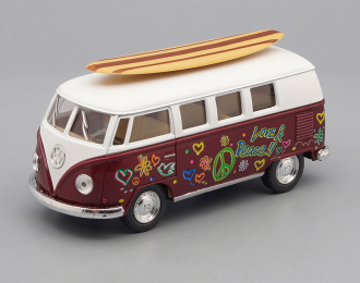 VOLKSWAGEN Classical Bus Surfboard (1962), brown / white