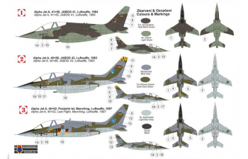 Сборная модель Alpha Jet A Bundesluftwaffe