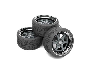 Набор дисков WORK MEISTER L1 3P 18 дюймов (с покрышками)