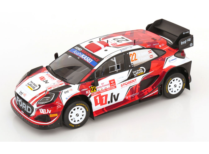 FORD Puma Rally 1 Team M Sport Ford WRT №22 5th Rally Poland (2024) Martin Sesks - Renars Francis