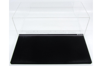 VETRINA DISPLAY BOX Base In Velluto - Lungh.lenght Cm 64.7 X Largh.width Cm 31.0 X Alt.height Cm 20.3 (altezza Interna Interior Height Cm 17.7), Plastic Display