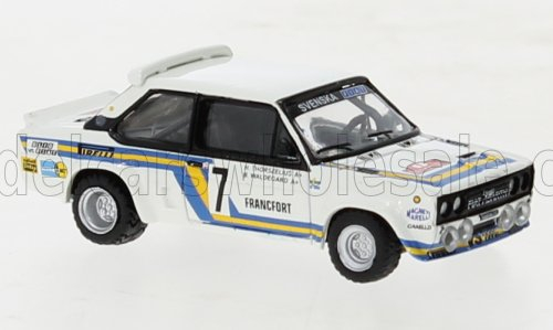 FIAT 131 Abarth Team Svenska Fiat №7 3rd Rally Montecarlo (1980) Bjorn Waldegaard - Hans Thorszelius, White