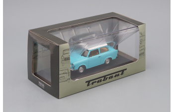 TRABANT 601 S De Luxe (1982), blue / white