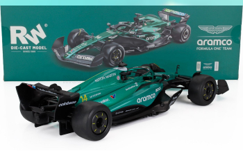 ASTON MARTIN F1 Amr24 Team Aramco Cognizant №14 Season (2024) Fernando Alonso, Green Black