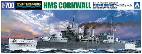Сборная модель BRITISH HEAVY CRUISER CORNWALL STD