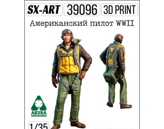 Сборная модель фигурка US WW2 Pilot