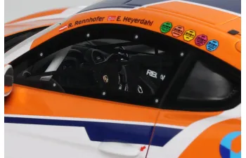 PORSCHE 718 Cayman GT4 RS Clubsport #92 E.Hayerdahl/N.Maloy GT4 European Series (2024), orange / white
