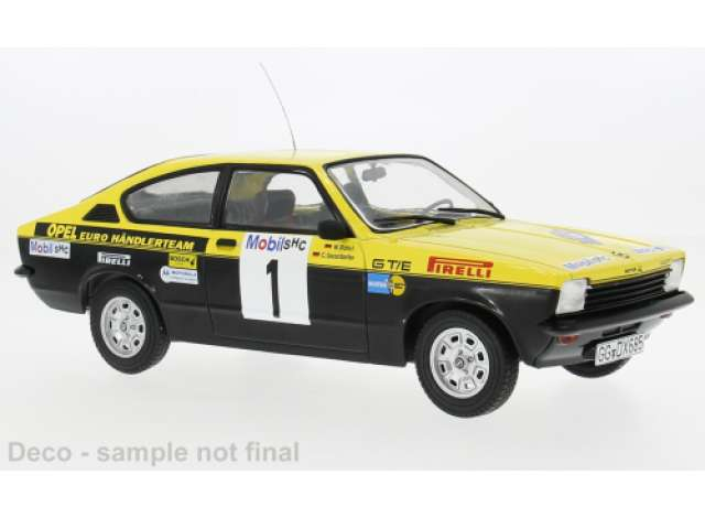 OPEL Kadett C Coupe GT/E, Westfalen-Lippe Rallye #1 Walter Röhrl / Christian Geistdörfer (1977), yellow/black