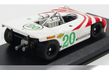 PORSCHE 908/3 N 20 Targa Florio 1970 Elford - Herrmann, White Red