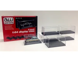 Акриловый бокс для моделей, набор 6 штук