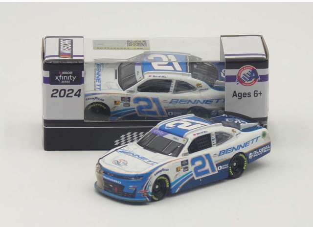 Chevrolet Camaro #21 Austin Hill *Bennett Transportation 50th Anniversary*, Daytona Win, white/blue 2024